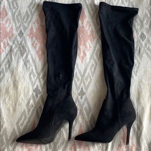 Aldo Jenita faux suede over the knee boot